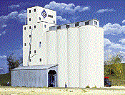 HO Scale - Concrete Grain Elevator